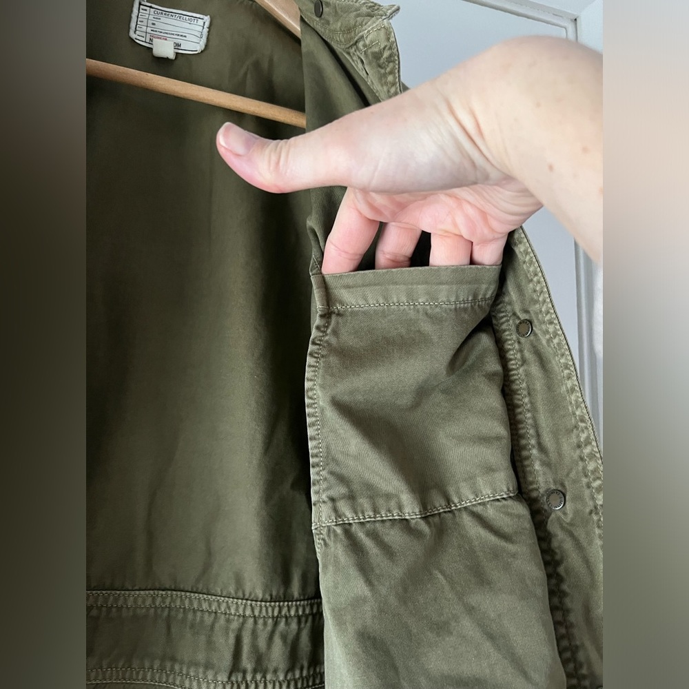 Current Elliot Nordstrom Army Green The Commander Military Jacket Size 1 Small - Picture 12 of 13